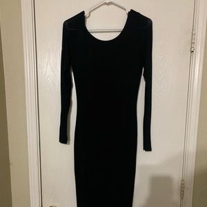 Black long dress